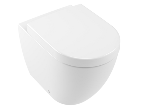 Villeroy&Boch 5602R0R1 Унитаз, Villeroy&Boch, Subway 2.0, безободковый (с открытым смывным краем), тип установки-приставной, ширина, мм-370, глубина, мм-560, высота, мм-400, форма чаши-овальная, выпуск-горизонтальный, материал-керамика, сиденье-в ком