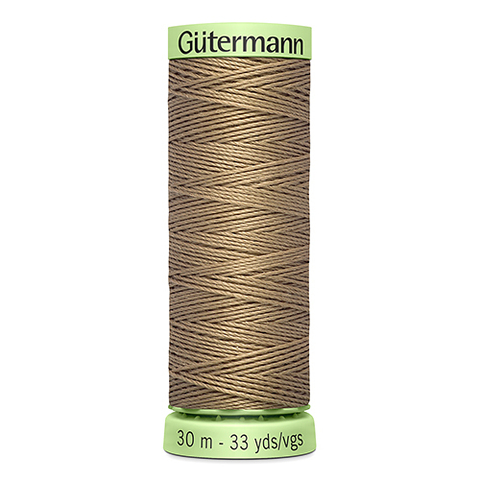 Нить Top Stitch 30/30 м для декоративной отстрочки, Gutermann, 868 неотбеленный шелк