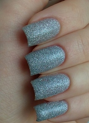 El Corazon Лак Confetti 515a  серебро холодное