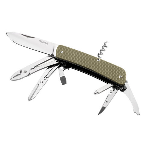 Нож Ruike L41-G, 22 функции, зеленый