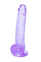 Фиолетовый фаллоимитатор Rocket - 19 см. - 