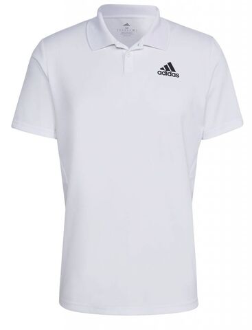 Поло теннисное Adidas Club Pique Polo - white/black