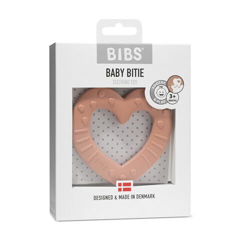 Прорезыватель для зубов Bibs Baby Bitie Heart Blush