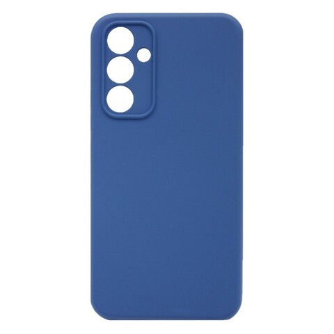 Силиконовый чехол Silicone Cover с защитой камеры для Samsung Galaxy A54 (Синий)