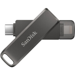 Флеш-накопитель SanDisk 64GB iXpand Luxe USB 3.1 Lightning to USB-C Black
