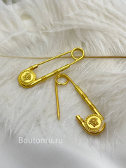 Брошь булавка Верс. золотая скидка