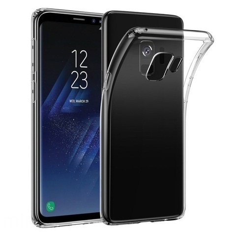 Силиконовый чехол Infinity для Samsung Galaxy S9 (Прозрачный)