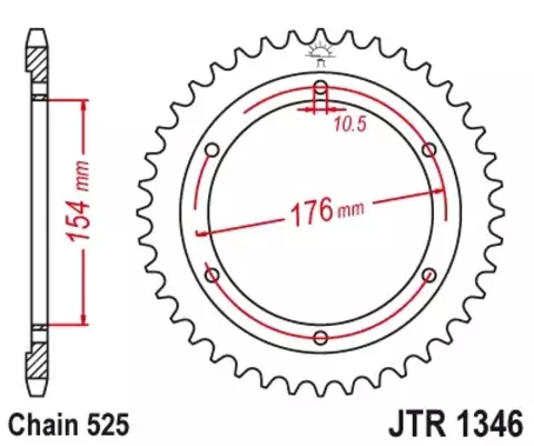 Звезда ведомая JTR1346 44