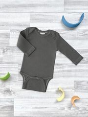 Боди Mjölk Steel Grey с длинным рукавом