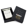 Зажигалка Zippo Classic с покрытием Plate, латунь/сталь, серебристая, матовая, 36х12x56 мм
