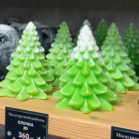 Мыло 3D елочка