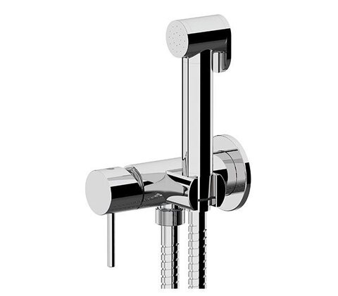 Remer X Style X65C25WXV Набор с гигиеническим душем, цвет: никелированная сталь