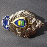 K10200 Знак Институт ФСБ России Екатеринбург, тяжелый, накладка, 2 цанги