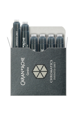 Картриджи с чернилами Caran d’Ache Chromatics  International, Infinite Grey (8021.005)