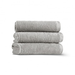 Полотенце 33x33 L'appartement Slim Ribbed fog светло-серый