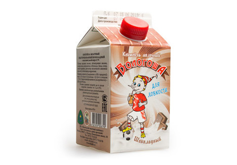 Коктейль молочный Вологоша  шоколадный, 470г