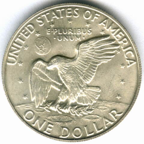 1 доллар 1973 год. (S) США Эйзенхауэр (лунный) AU
