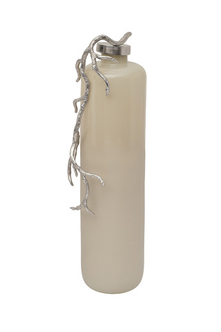 Ваза декоративная 23х89.5см Garda Decor с металлическим декором