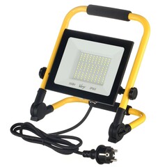 89-1-655 Прожектор светодиодный переносной, 50Вт, IP65, 6500K, черный (Very)