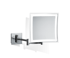 Decor Walther 0121800 Decor Walther BS 85 TOUCH Зеркало косметическое 235x210x370мм, настенное, питание от сети, 5-кратное увеличен, LED подсветка с сенсорным выкл, цв хром фото