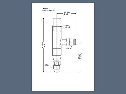 Регулятор давления в картере KVL 15 Danfoss 034L0042