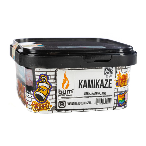 Табак Burn Kamikaze (Малина, Лайм) 200 г