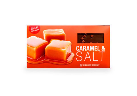 Молочный шоколад со вкусом карамель-соль, 100г