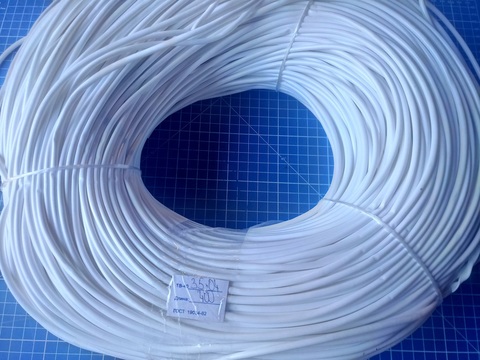 Трубка ТВ-40 (кембрик) 3,5 х 0,4 (400 м) белая