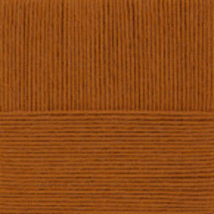 Пряжа "Перспективная", 50 мериносовая шерсть, 50 акрил, 100 гр., 270 м, рыжик