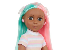 Glitter Girls Кукла Жасмин с розово-бирюзовыми волосами и с аксессуарами для волос 35 см. (GG51152)