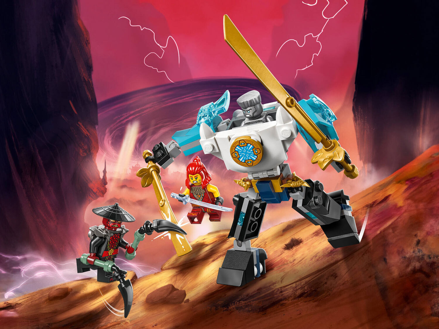 LEGO Ninjago: Боевой робот Зейна в броне (71827) – купить по выгодной ...