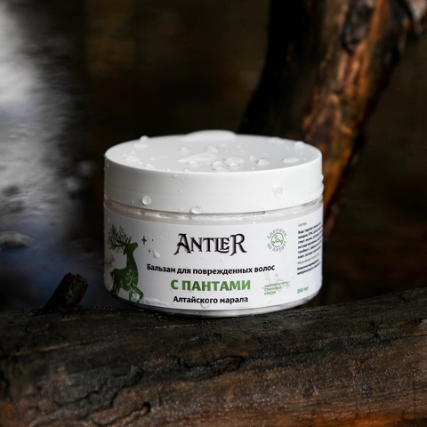 Antler Бальзам натуральный для поврежденных волос 200 г