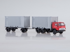 KAMAZ-53212 container truck with trailer GKB-8350 1:43 Start Scale Models (SSM)