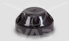 колпак колеса УАЗ (для штампов.диска R16) чёрный (пластик)