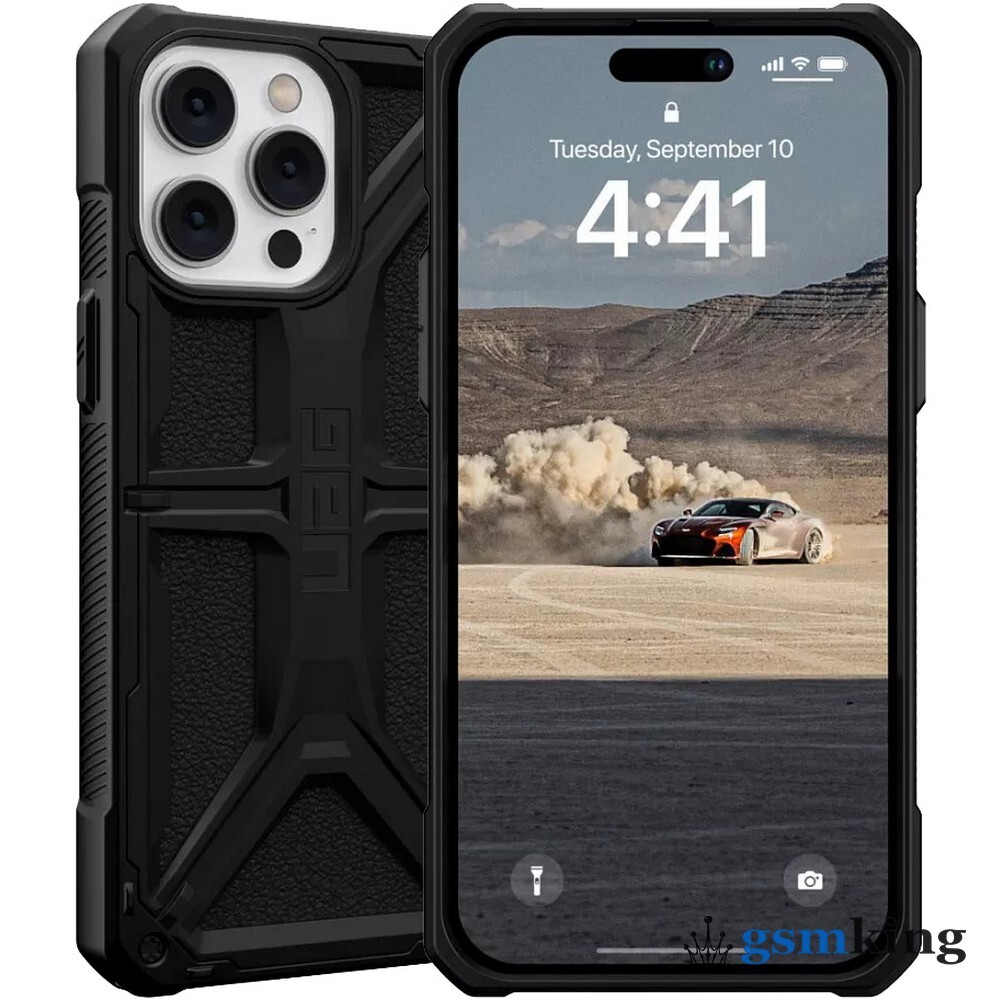 Чехол UAG Monarch Case for Apple iPhone 14 Pro Max Black (Чёрный)  114035114040 - цена 4450.0 ₽.