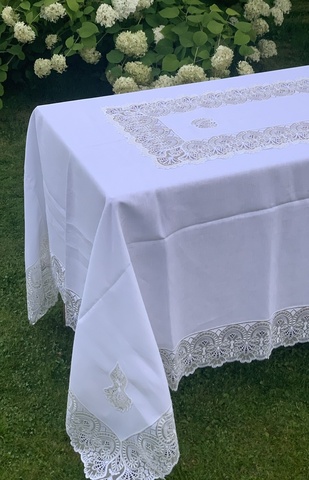 Скатерть 180x280 и 12 салфеток Palombella Esmeralda Elite