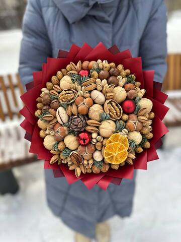 Букет Новогодний (красный)