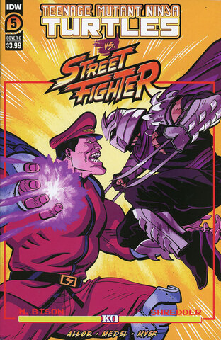 Teenage Mutant Ninja Turtles Vs Street Fighter #5 (Cover C)