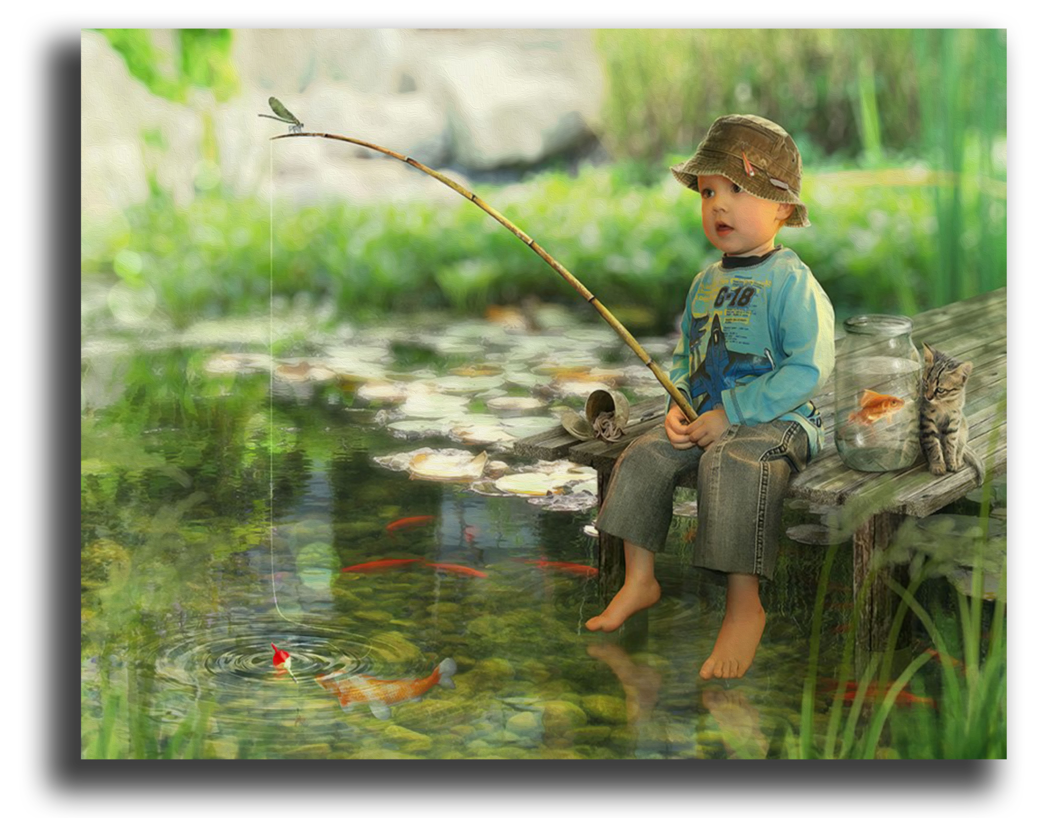 Улов на радость всем. Стихи Агнии Барто любитель рыболов. Удочка для детей. День рыбака.