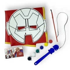 Раскраска герои + плащ