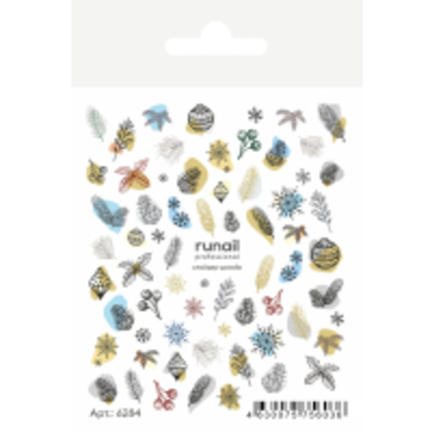 RuNail 3D Слайдер-дизайн №6284 Акция!