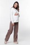 Утепленные брюки для беременных 13397 мокко