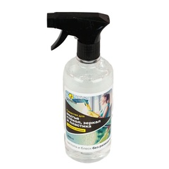 Средство для мытья окон , зеркал и пластика . 500 мл.