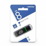 Флешка 8 GB USB 3.0/3.1 SmartBuy Glossy (Черный)