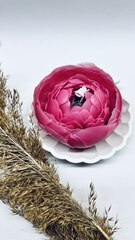 Свеча "Пион" малый