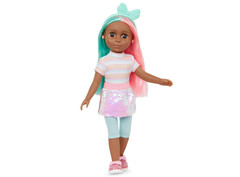 Glitter Girls Кукла Жасмин с розово-бирюзовыми волосами и с аксессуарами для волос 35 см. (GG51152)