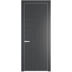 Межкомнатная дверь эмаль Profil Doors 10PE графит глухая