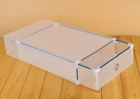 52*30*11 см пластиковая прозрачная коробка для высоких женских сапог с выдвижным ящиком