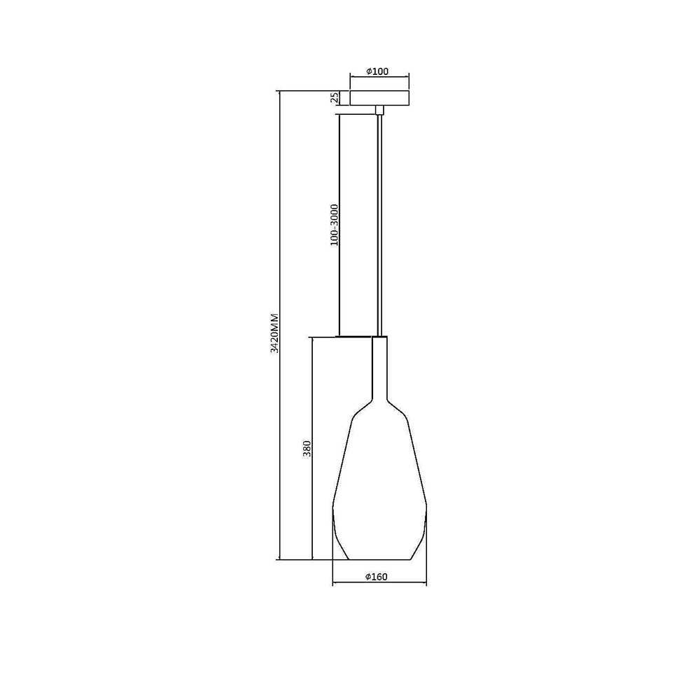 Подвесной светильник Maytoni Duality MOD271PL-01B9