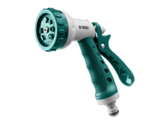 RACO 508C, 8 режимов, курок сзади, пластиковый с TPR, поливочный пистолет (4255-55/508C-18)